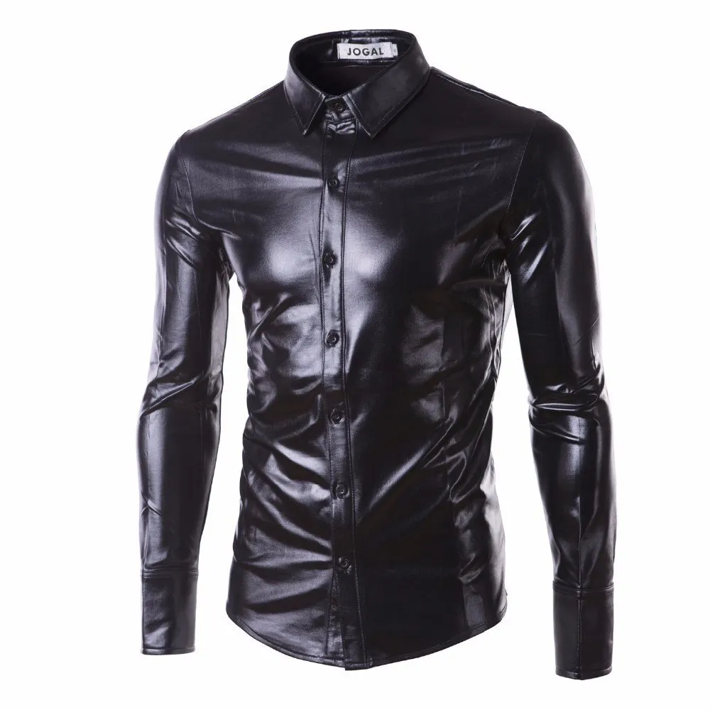 New Nightclub-style men's slim high quality long-sleeved casual shirt light-faced performance dance shirt fashion clothes
New Nightclub-style men's slim high quality long-sleeved casual shirt light-faced performance dance shirt fashion clothes