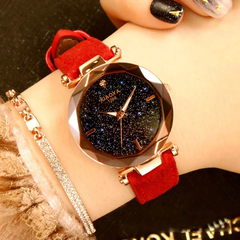 Starry Sky Women Watch Luxury Brand Crystal Star Wristwatch Reloj Mujer Ladies Leather Female Clock Wrist Watch Relogio Feminino
Starry Sky Women Watch Luxury Brand Crystal Star Wristwatch Reloj Mujer Ladies Leather Female Clock Wrist Watch Relogio Feminino