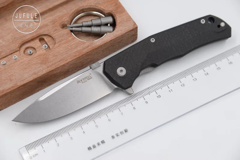 JUFULE TRE Mark M390 carbon fiber Titanium ball bearing Tactical Flipper folding camp outdoor EDC tool dinner kitchen knife
JUFULE TRE Mark M390 carbon fiber Titanium ball bearing Tactical Flipper folding camp outdoor EDC tool dinner kitchen knife