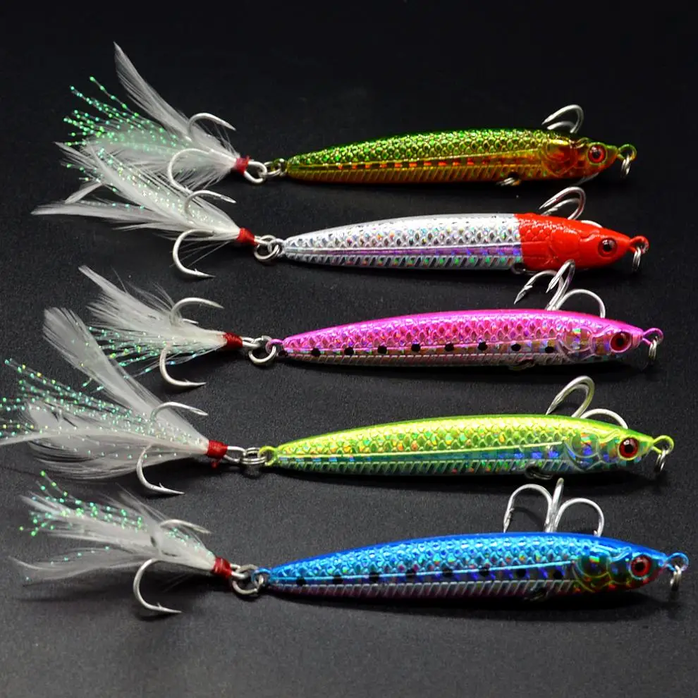 Jigging Fishing Spoon Iron Lead Lures Plate Long Shot 30g 7.5cm 3D Eyes Laser Artificial Bait with Blood Slot Hooks
Jigging Fishing Spoon Iron Lead Lures Plate Long Shot 30g 7.5cm 3D Eyes Laser Artificial Bait with Blood Slot Hooks