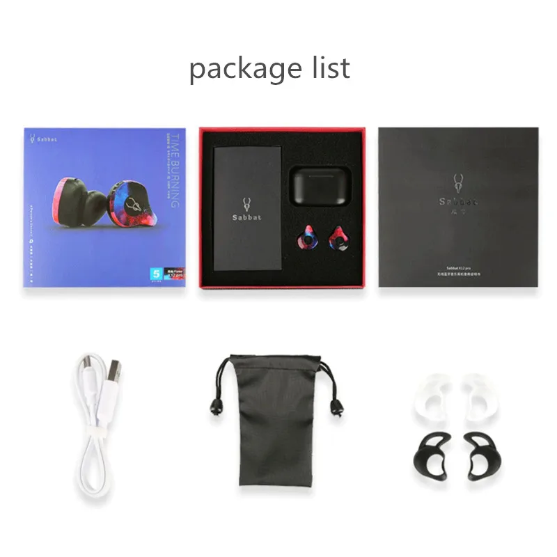 TWS Sabbat X12 Pro Wireless Earbuds 5.0 Bluetooth Earphone Sport Hifi Headset Handsfree Waterproof Ear Buds for Samsung Phone
TWS Sabbat X12 Pro Wireless Earbuds 5.0 Bluetooth Earphone Sport Hifi Headset Handsfree Waterproof Ear Buds for Samsung Phone