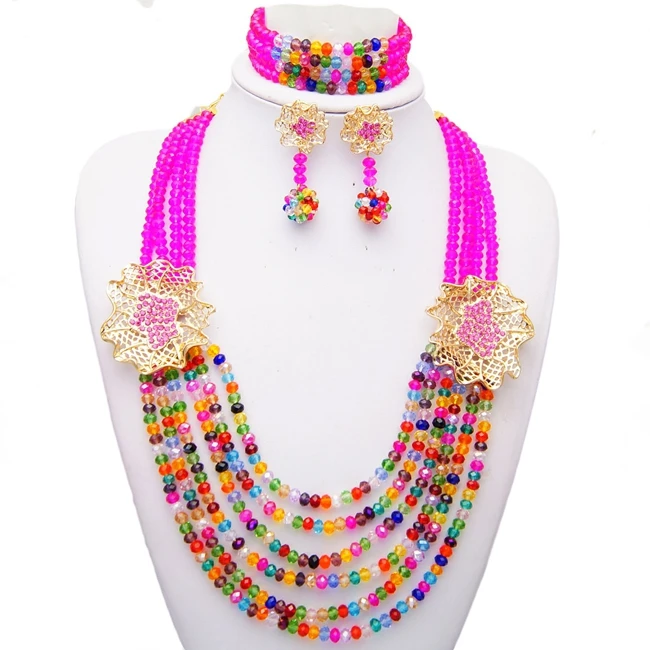 Free shipping costume African fashion jewelry sets fashion pakistani bridal jewelry sets