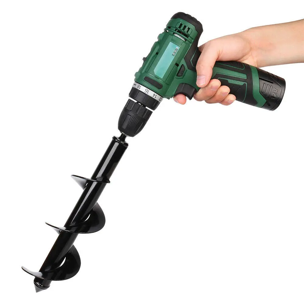 Garden Auger Spiral Drill Bit Roto Flower Planter Bulb HEX Shaft Drill Auger Yard Gardening Bedding Planting Hole Digger Tool
Garden Auger Spiral Drill Bit Roto Flower Planter Bulb HEX Shaft Drill Auger Yard Gardening Bedding Planting Hole Digger Tool