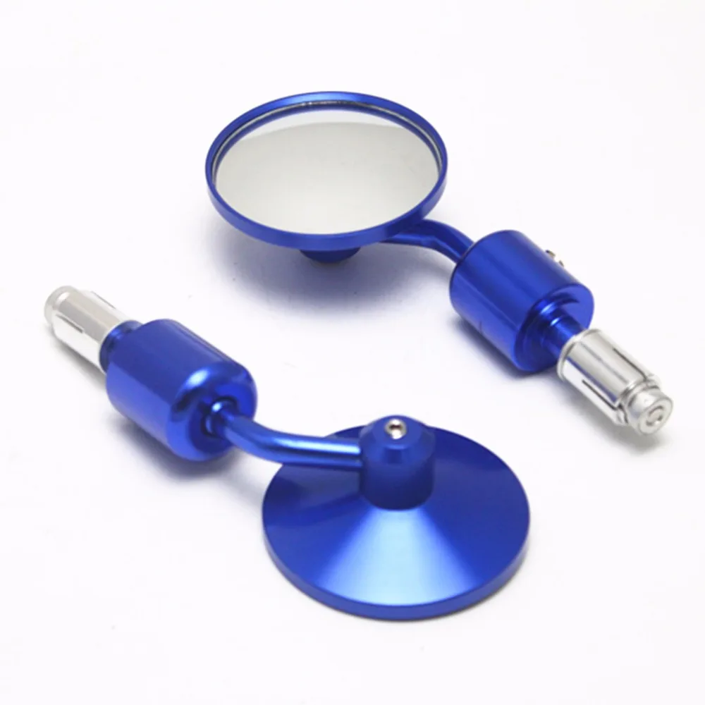 Pair Motorcycle Side Rearview Mirrors Aluminum 7/8" Handle Bar End 3" Round Blue For Honda Yamaha Suzuki Kawasaki Chopper Custom
Pair Motorcycle Side Rearview Mirrors Aluminum 7/8" Handle Bar End 3" Round Blue For Honda Yamaha Suzuki Kawasaki Chopper Custom