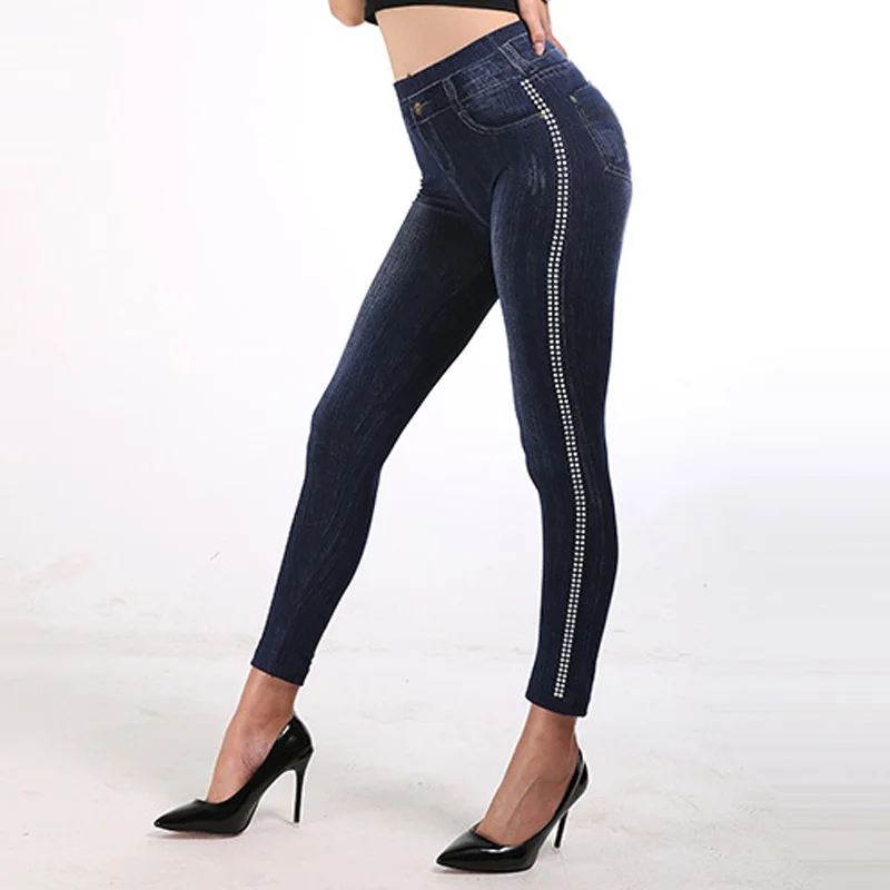 NORMOV Fashion Style Womens Denim Leggings Skinny Slim Fit With Pocket Workout High Waist Denim Leggings Fitness Casual Jeans
NORMOV Fashion Style Womens Denim Leggings Skinny Slim Fit With Pocket Workout High Waist Denim Leggings Fitness Casual Jeans