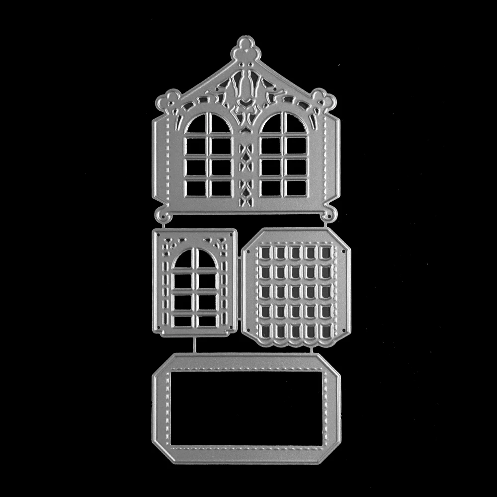 2018 новые полые ретро-дом металлические трафареты для пресс-формы DIY скрапбукинга