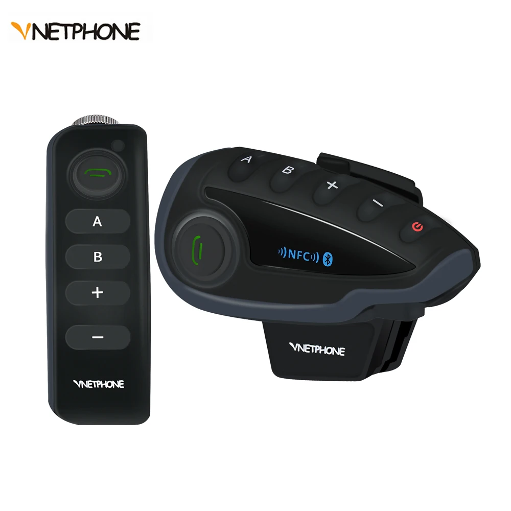 Bluetooth гарнитура Vnetphone V8 BT 3 0 мотоциклетная водонепроницаемая до 1200 м|Наушники для