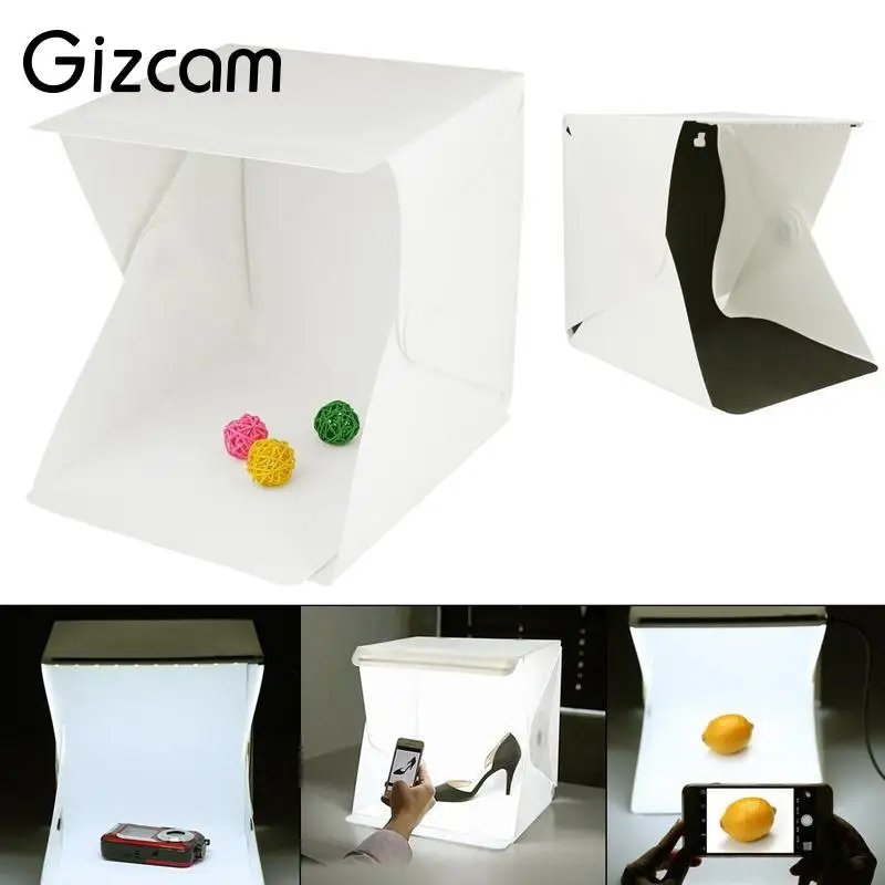 Gizcam Mini Collapsible Flex Folding Photo Studio Photography Shooting Light Box Kits Professional Photograph Background Box
Gizcam Mini Collapsible Flex Folding Photo Studio Photography Shooting Light Box Kits Professional Photograph Background Box