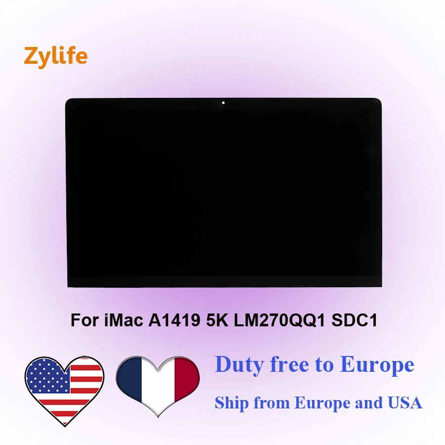 Новый ЖК-экран в сборе A1419 5K для iMac27'' LM270QQ1 SDB1 SDA2 SDC1 EMC2834 2806 3070
Новый ЖК-экран в сборе A1419 5K для iMac27'' LM270QQ1 SDB1 SDA2 SDC1 EMC2834 2806 3070