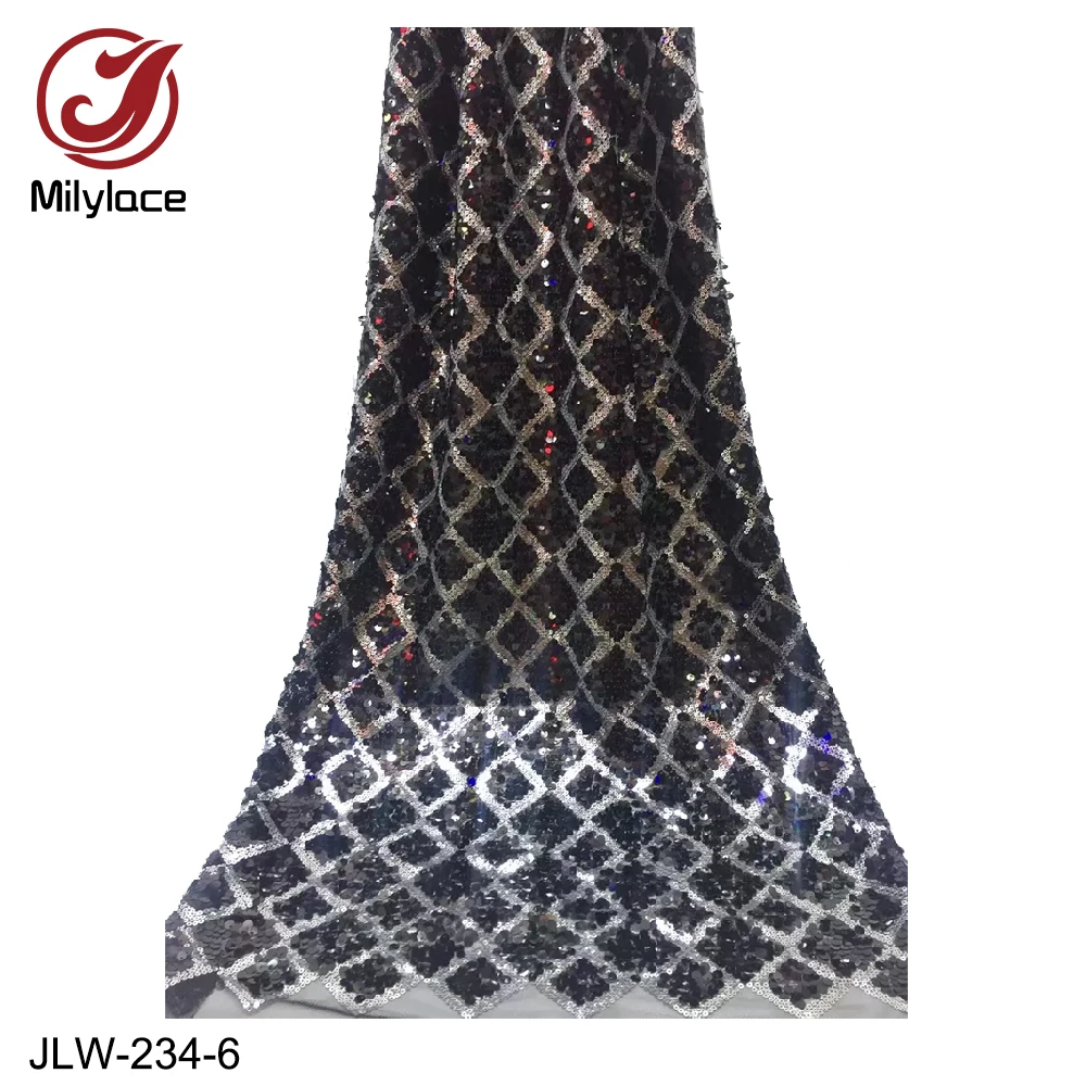Hot Sale French Lace 5yards/lot Cheap African Lace Fabric 3D Shiny Sequins High Quality African Tulle Lace Fabric JLW-234
Hot Sale French Lace 5yards/lot Cheap African Lace Fabric 3D Shiny Sequins High Quality African Tulle Lace Fabric JLW-234