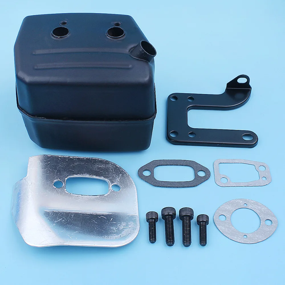 Muffler Exhaust Deflector Bracket Gasket Bolt Kit For Jonsered 625 II 630 Super 670 Champ Chainsaw Replacement Part
Muffler Exhaust Deflector Bracket Gasket Bolt Kit For Jonsered 625 II 630 Super 670 Champ Chainsaw Replacement Part
