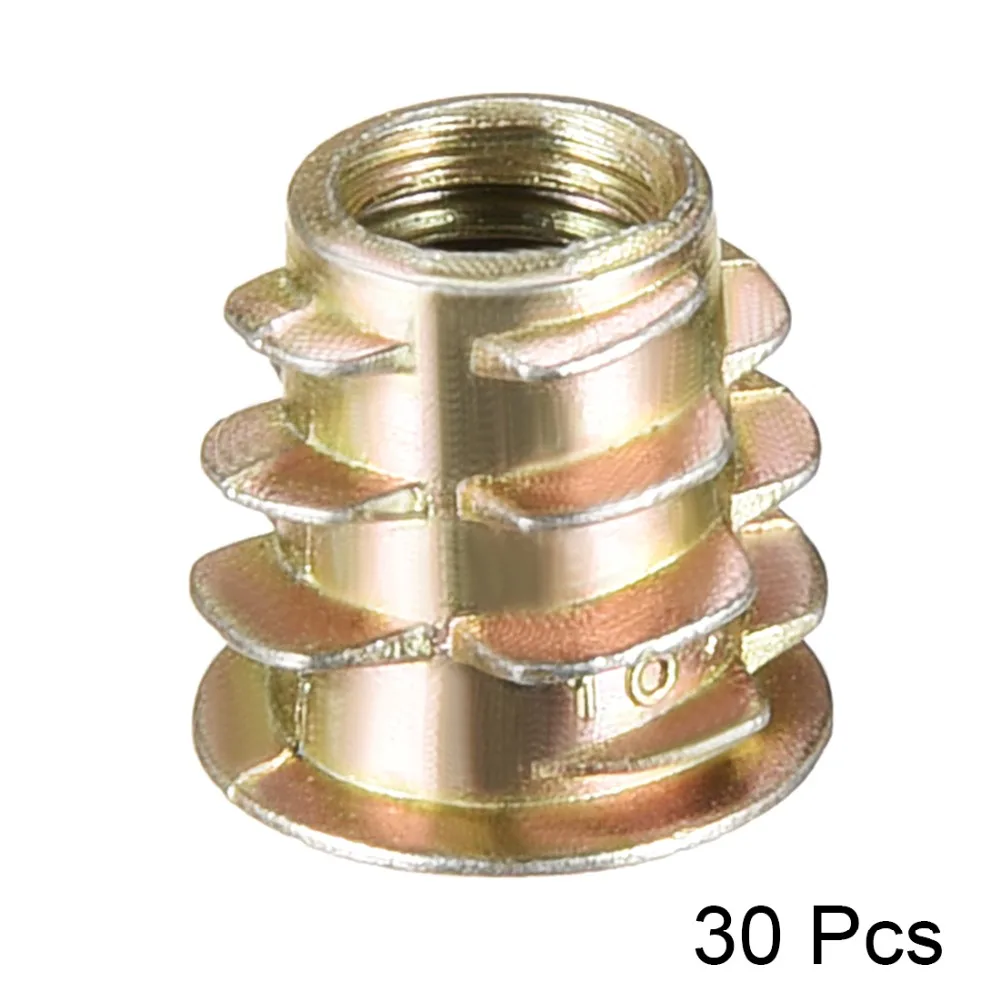 Uxcell Hot 30pcs/lot M5 M6 Zinc Alloy Thread Hex Socket Furniture Nut For Wood Insert Nut Hex Drive Head Length 8mm 10mm
Uxcell Hot 30pcs/lot M5 M6 Zinc Alloy Thread Hex Socket Furniture Nut For Wood Insert Nut Hex Drive Head Length 8mm 10mm