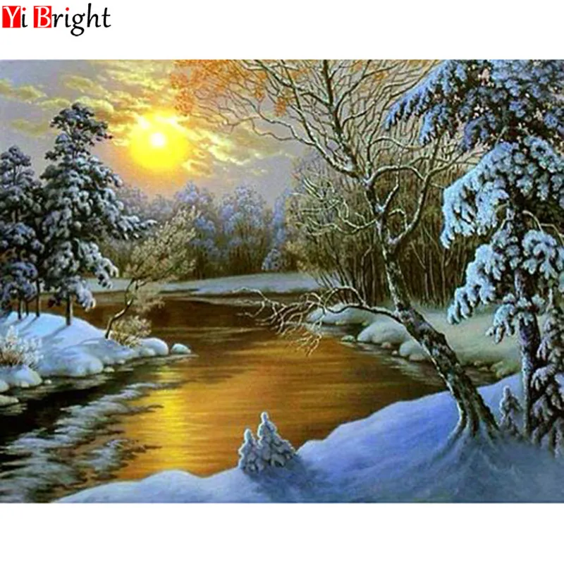 Full Square/Round Drill 5D DIY Diamond Painting "Winter snow landscape" 3D Embroidery Cross Stitch Mosaic Home Decor XY1
Full Square/Round Drill 5D DIY Diamond Painting "Winter snow landscape" 3D Embroidery Cross Stitch Mosaic Home Decor XY1