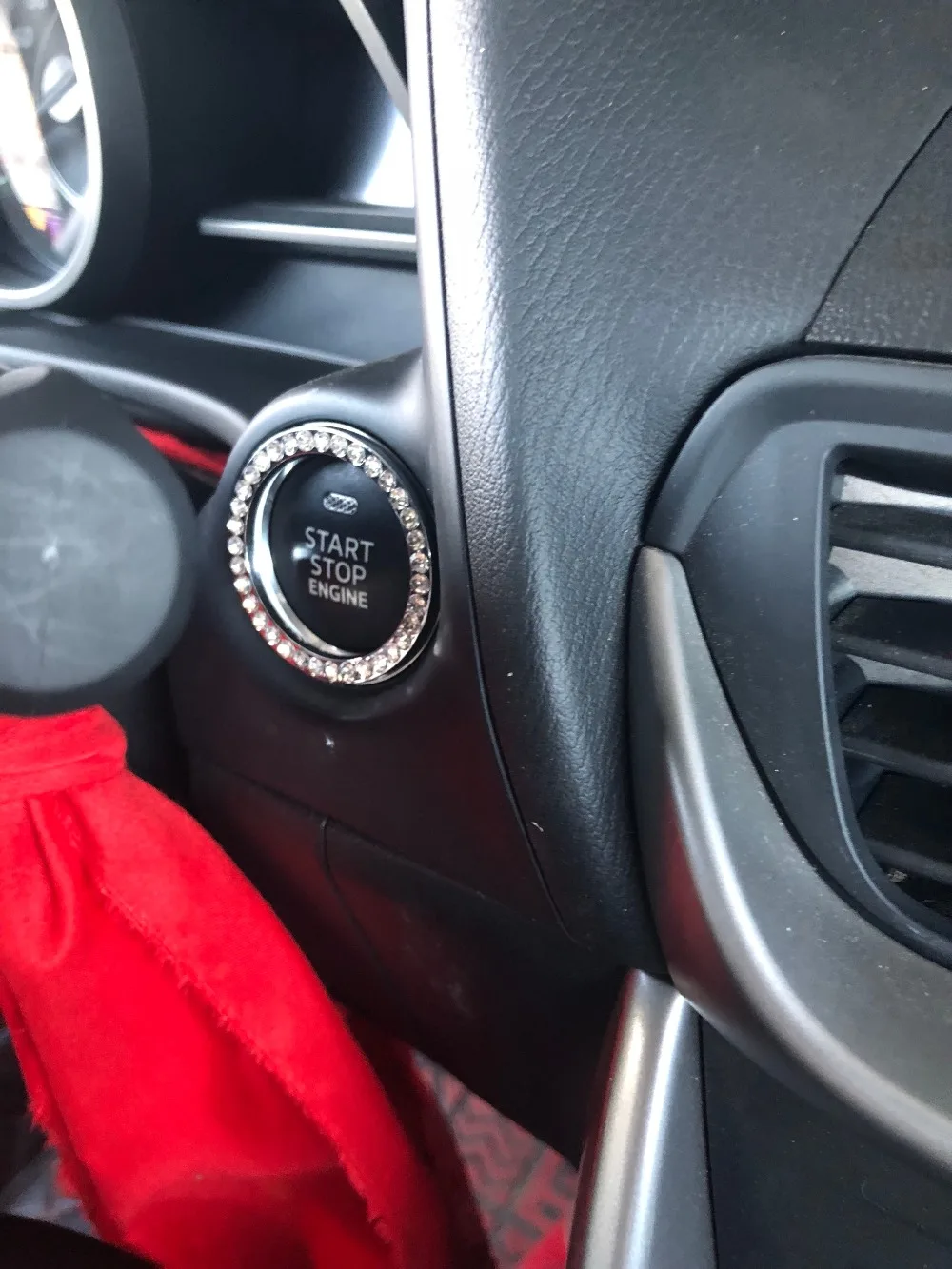Автомобильный Стайлинг наклейка на кольцо зажигания для Suzuki Alto 4 7 Celerio Jimny 3th FJ HN