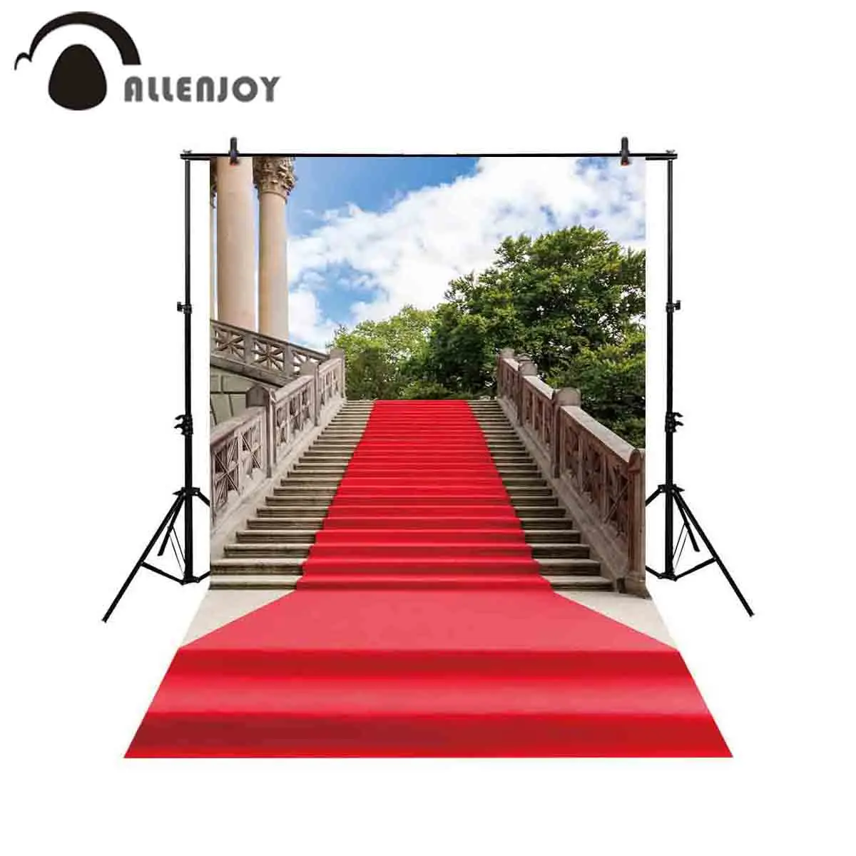 Allenjoy фоны для фотостудии голубое небо белые облака Великолепный красный ковер Классическая лестница фон для фотосъемки
Allenjoy фоны для фотостудии голубое небо белые облака Великолепный красный ковер Классическая лестница фон для фотосъемки