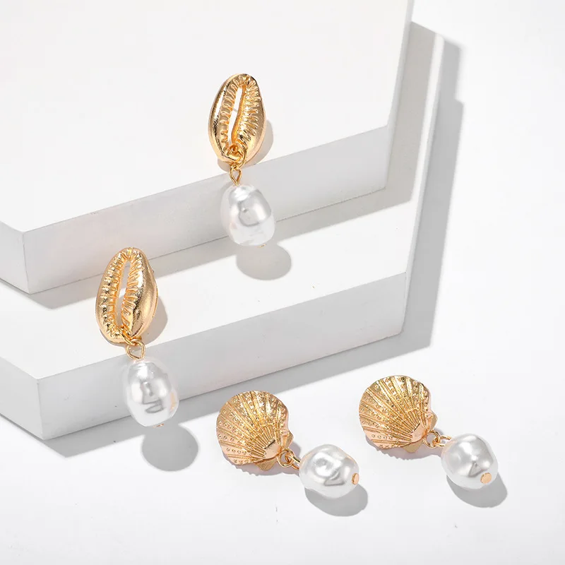 Bohemian Sea Shell White Pearl Drop Earrings For Women New Fashion Dangle Earring 2020 Fashion Female BOHO Shell Jewelry
Bohemian Sea Shell White Pearl Drop Earrings For Women New Fashion Dangle Earring 2020 Fashion Female BOHO Shell Jewelry