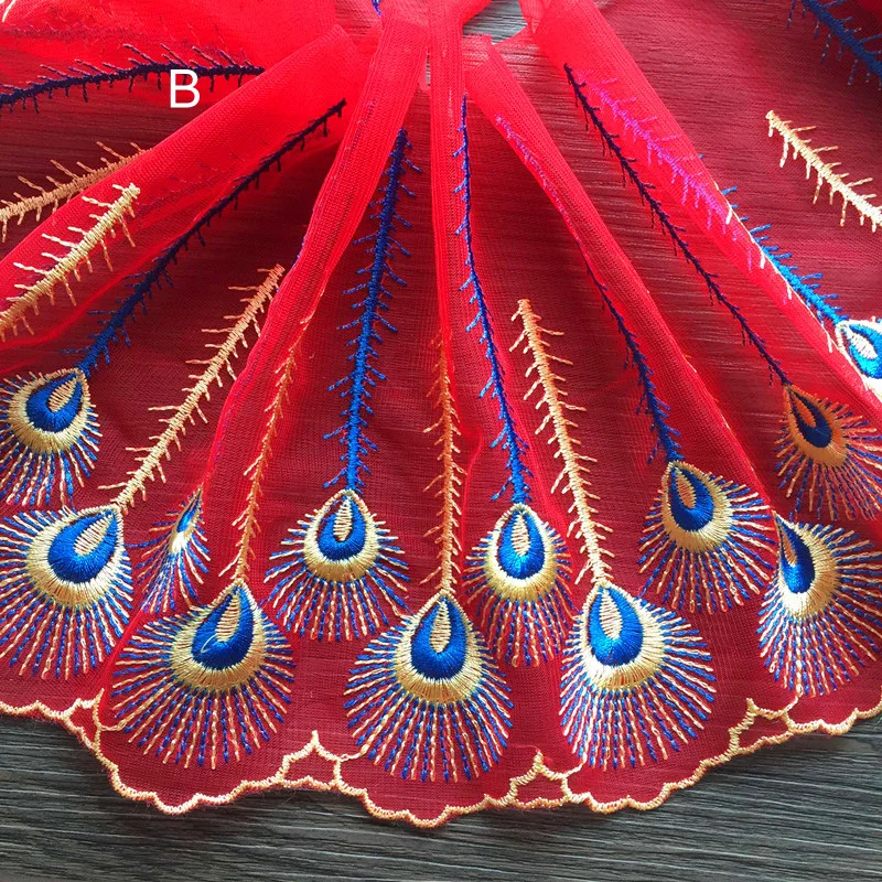 17cm 6.69" wide 5 yard red tulle mesh gauze fabric embroidered tapes lace trim ribbon clothes dress fabric QL4K24-1
17cm 6.69" wide 5 yard red tulle mesh gauze fabric embroidered tapes lace trim ribbon clothes dress fabric QL4K24-1