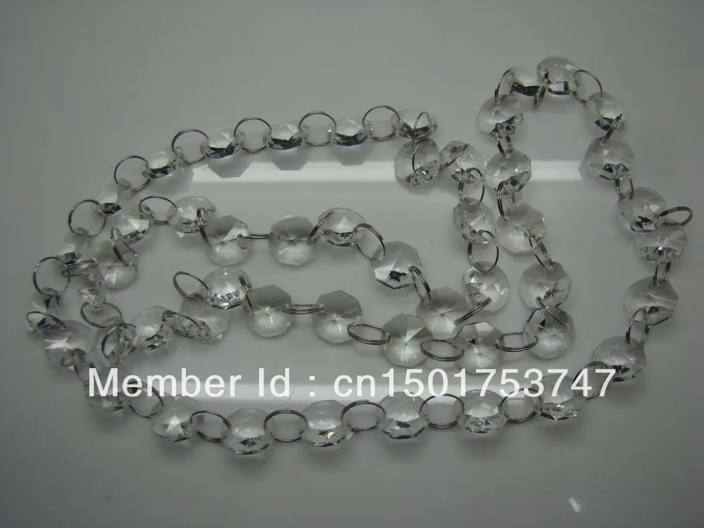 50M/Lot Crystal Garland strand 14mm octagon bead chain and Strand,Wedding & Christmas party event Decoration
50M/Lot Crystal Garland strand 14mm octagon bead chain and Strand,Wedding & Christmas party event Decoration