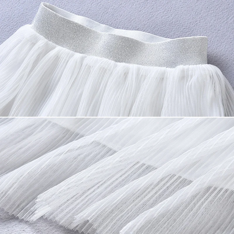 Spring Summer Girls Tiered Tulle Skirt Kids 2-9T Princess Party Solid Fashion Toddler Girl Pleated Skirts High Quality Wholesale
Spring Summer Girls Tiered Tulle Skirt Kids 2-9T Princess Party Solid Fashion Toddler Girl Pleated Skirts High Quality Wholesale