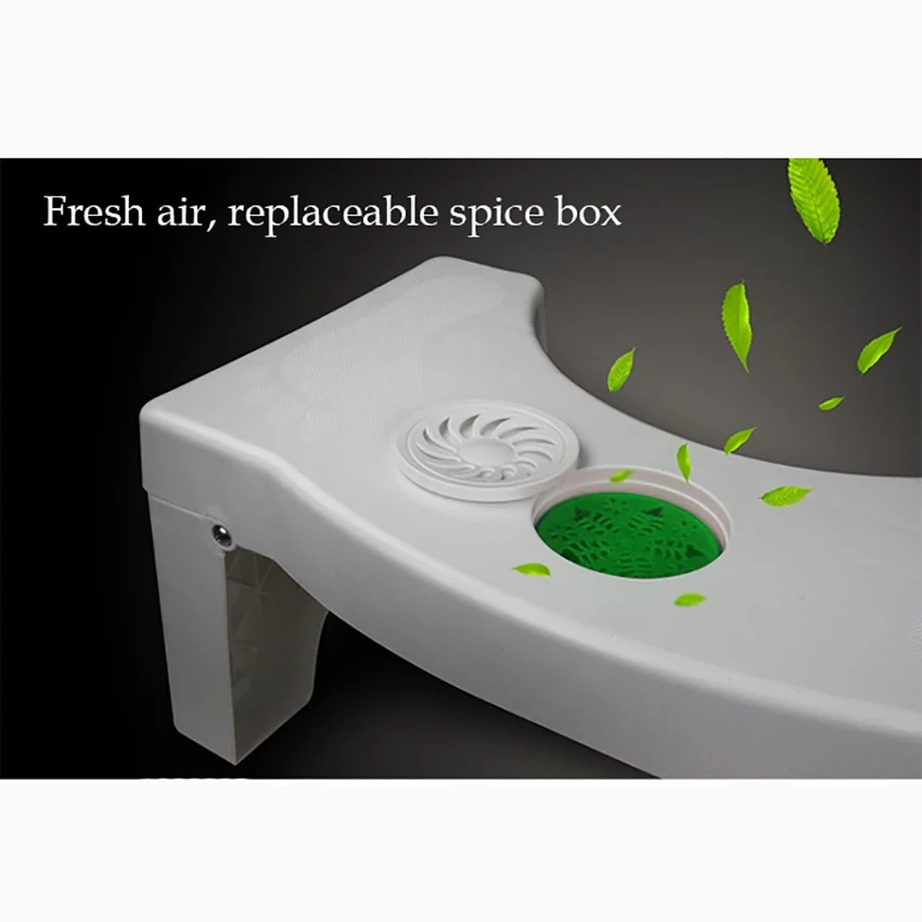 Plastic Folding Toilet Stool Squatting Stool with Replaceable Spice Box Adjustable Height Children Adult Bathroom Toilet Stool
Plastic Folding Toilet Stool Squatting Stool with Replaceable Spice Box Adjustable Height Children Adult Bathroom Toilet Stool