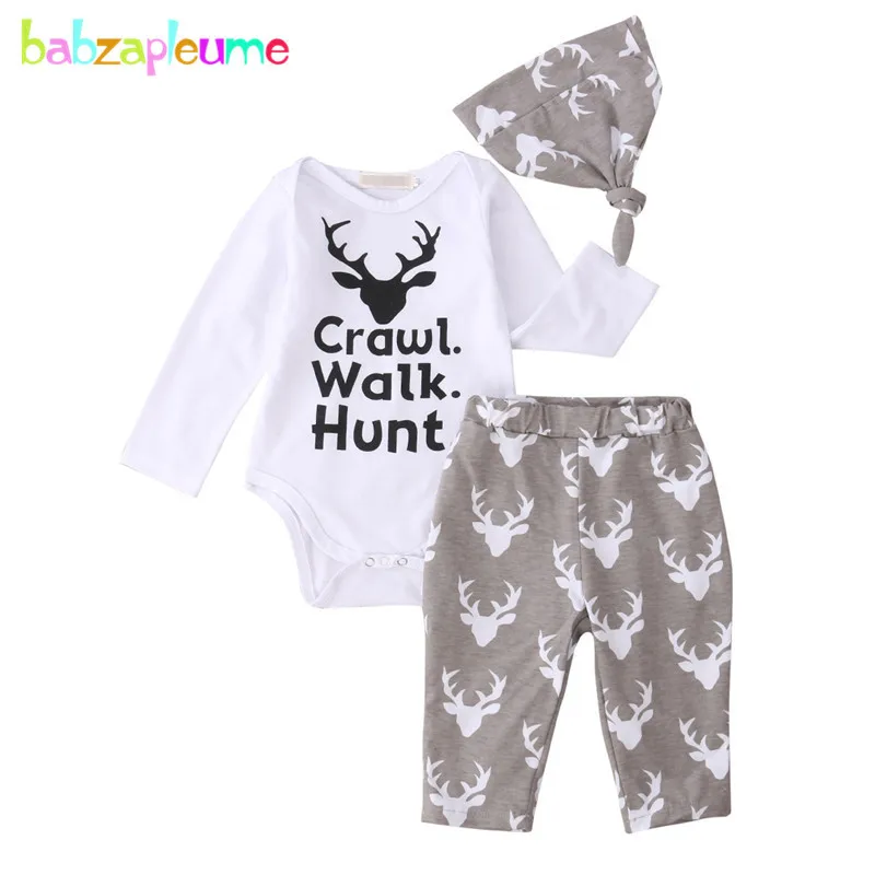 3PCS/Set Spring Baby Boys Clothes Girls Outfits Cartoon Print Romper+Pant+Hat Child suit Infant Boys Clothing Children sets A099
3PCS/Set Spring Baby Boys Clothes Girls Outfits Cartoon Print Romper+Pant+Hat Child suit Infant Boys Clothing Children sets A099