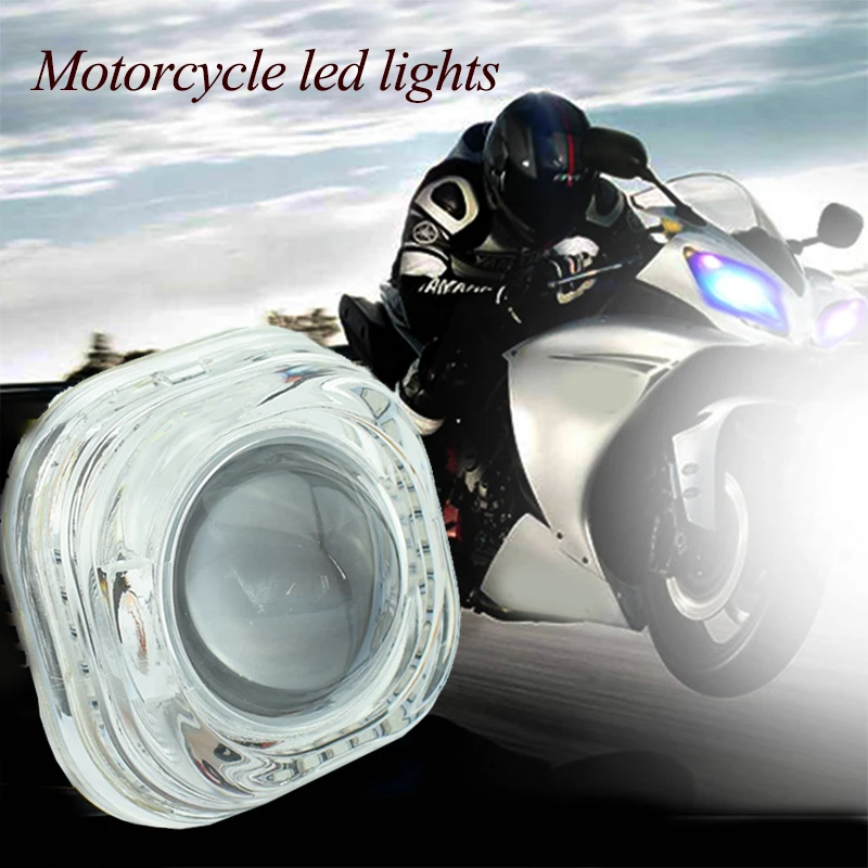 Светодиодная фара для мотоцикла 12v 6500K supe яркая круглая противотуманная глаз