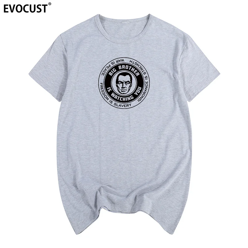 George Orwell 1984 Big Brother Summer print T-shirt Cotton Men T shirt New women TEE
George Orwell 1984 Big Brother Summer print T-shirt Cotton Men T shirt New women TEE