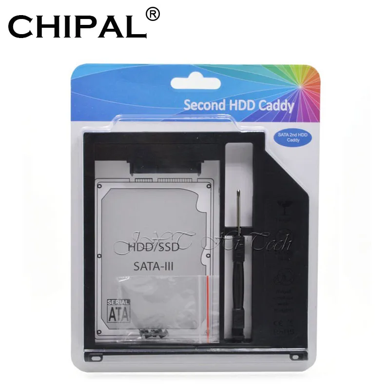 CHIPAL Foxconn чип SATA 3 0 2nd HDD Caddy 9 5 мм SSD корпус для Apple Macbook Pro Air 13 "15" 17 "SuperDrive Optibay|hdd