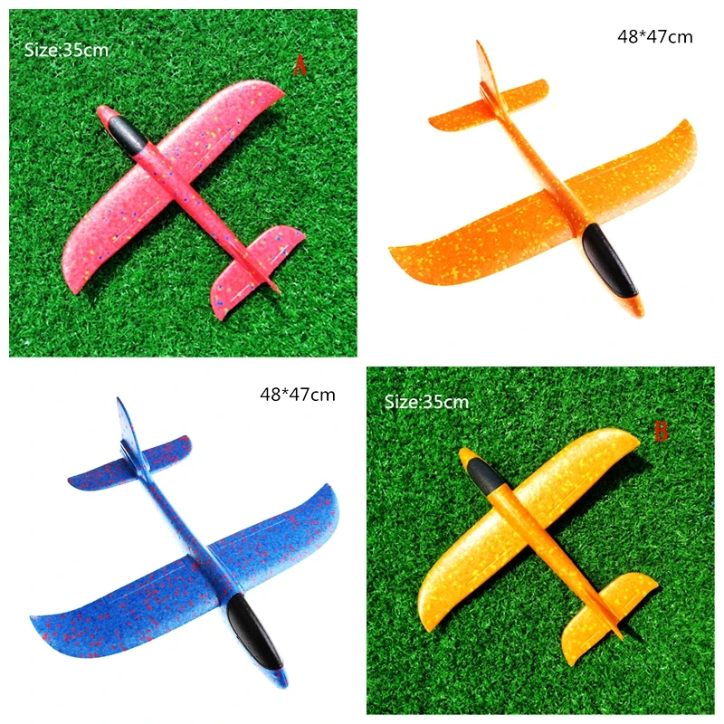 

Aircraft Inertial EPP Airplane Made Of Foam Plastic Hand Launch Throwing Airplane Glider Plane Model Outdoor Kid Toys 12-48cm