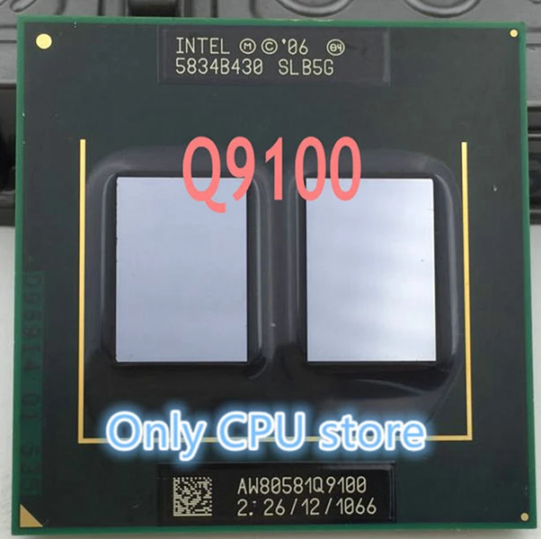 Бесплатная доставка lntel четырехъядерный Q9100 SLB5G 2 26G 12M PGA оригинальная официальная