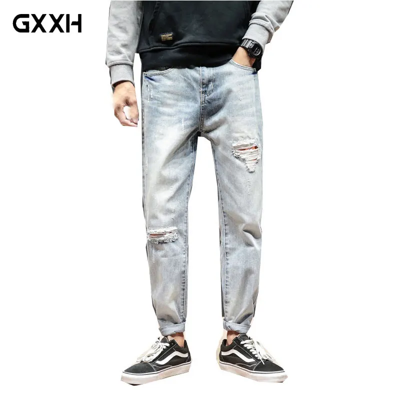 2017 Autumn Jeans Men Fashion Harlan Pants Denim Pants Slim Fit Hole Brand-clothing Male Denim Pants Size M-XXL XXXL 4XL 5XL
2017 Autumn Jeans Men Fashion Harlan Pants Denim Pants Slim Fit Hole Brand-clothing Male Denim Pants Size M-XXL XXXL 4XL 5XL