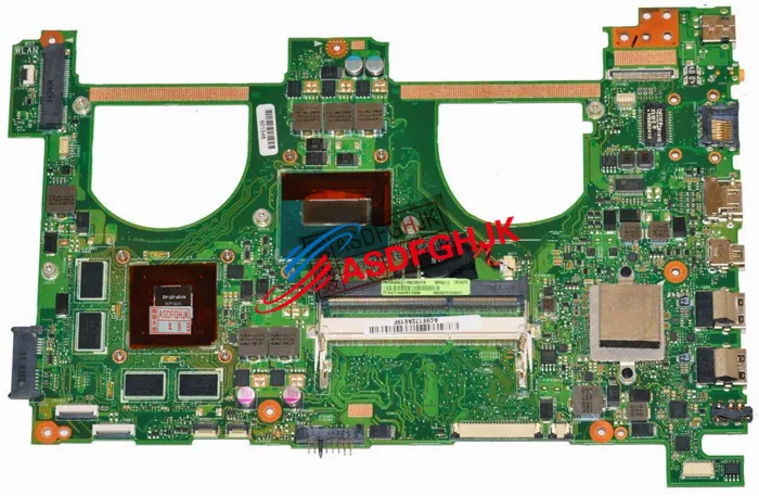 Оригинальный дизайн для Asus N550JK материнская плата портативного компьютера с i7 4710HQ