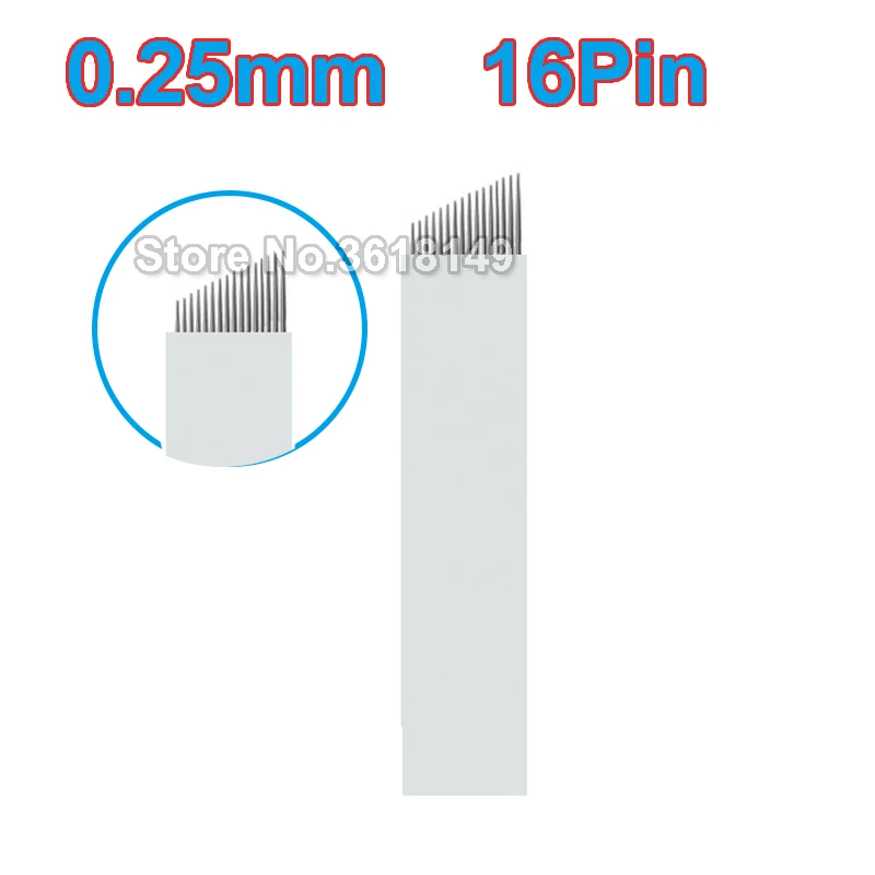 50pcs 0.25mm 15 16 17 18 19 Flex Microblading Needles Permenent Makeup Pins Lamina Agulhas Tebori for Tattoo Manual Eyebrow Pen
50pcs 0.25mm 15 16 17 18 19 Flex Microblading Needles Permenent Makeup Pins Lamina Agulhas Tebori for Tattoo Manual Eyebrow Pen