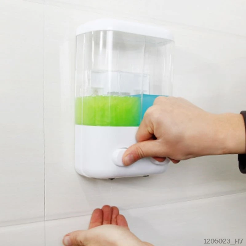 1000ml Bathroom Soap Dispenser Double Slot Wall Mounted Adhesive Shampoo Container Clear Liquid Lotion Storage
1000ml Bathroom Soap Dispenser Double Slot Wall Mounted Adhesive Shampoo Container Clear Liquid Lotion Storage