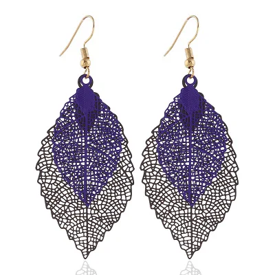 Vintage Leaves Drop Earrings Luxury Boho Bohemian Leaf Dangle Earrings Hollow Out Earrings For Women New Fashion Jewelry E86
Vintage Leaves Drop Earrings Luxury Boho Bohemian Leaf Dangle Earrings Hollow Out Earrings For Women New Fashion Jewelry E86