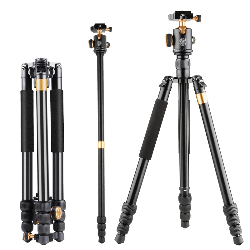 Moveski Q999B Professional Photographic Portable Tripod Monopod+Ball Head For Digital SLR DSLR Camera Fold 48cm Max Loading 8KG
Moveski Q999B Professional Photographic Portable Tripod Monopod+Ball Head For Digital SLR DSLR Camera Fold 48cm Max Loading 8KG