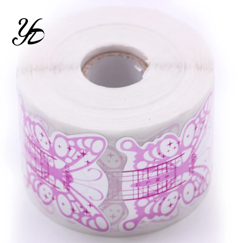 1roll 500pcs Butterfly Nail Form Self-adhesive Nail Art Guide Strong Forms Holder Extension Sticker for Acrylic UV Gel Manicure
1roll 500pcs Butterfly Nail Form Self-adhesive Nail Art Guide Strong Forms Holder Extension Sticker for Acrylic UV Gel Manicure