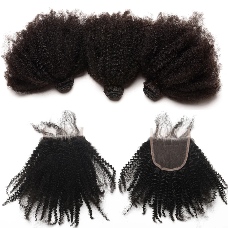 4B 4C Afro Kinky Curly Hair 3 Human Hair Bundles With 6x6 Closure Brazilian Remy Hair Weave Bundles With Closure Venvee
4B 4C Afro Kinky Curly Hair 3 Human Hair Bundles With 6x6 Closure Brazilian Remy Hair Weave Bundles With Closure Venvee