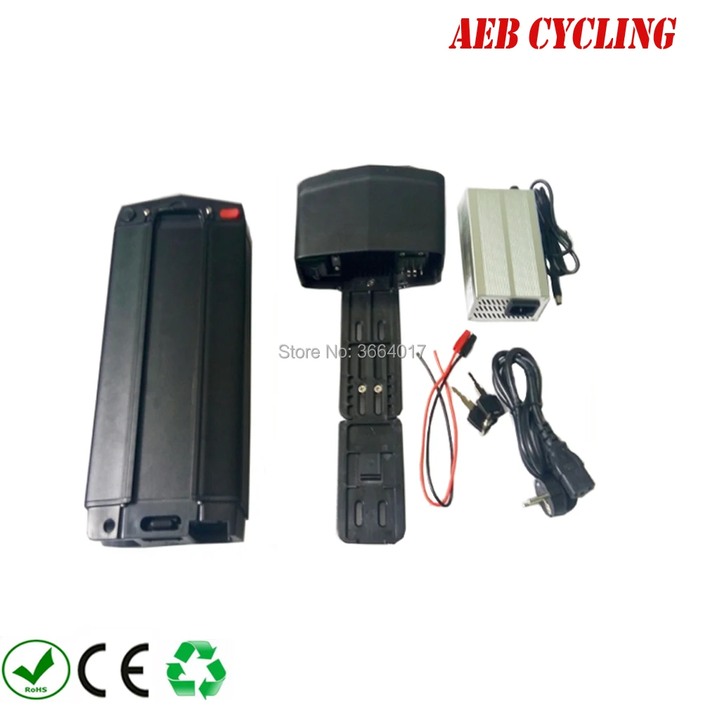 EU US no taxes free shipping 36V 13Ah RB3 rear rack battery 500W Lithium ion rechargeable battery pack for ebike with charger
EU US no taxes free shipping 36V 13Ah RB3 rear rack battery 500W Lithium ion rechargeable battery pack for ebike with charger