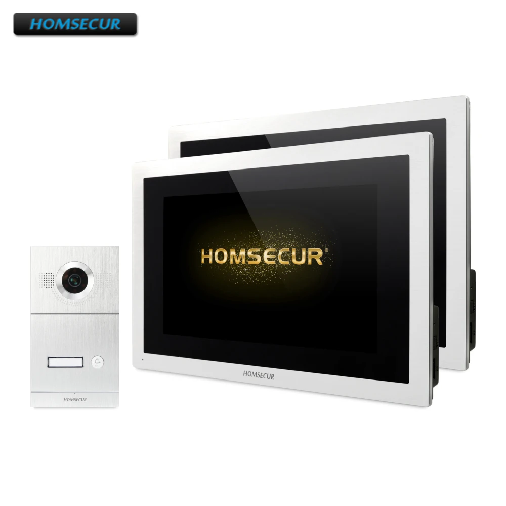 Видеодомофон HOMSECUR, 10 дюймов, AHD, громкая связь, с обнаружением движения, BC121HD-1S + BM114HD-S
Видеодомофон HOMSECUR, 10 дюймов, AHD, громкая связь, с обнаружением движения, BC121HD-1S + BM114HD-S