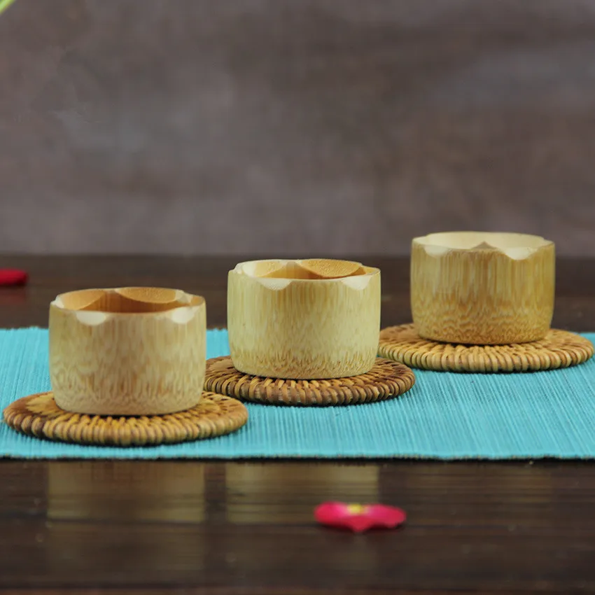 2pcs/lot Natural Bamboo Tea Cup Mini Carbide Cup for Beer/Tea/Water Originality Custom Logo Japan Style
2pcs/lot Natural Bamboo Tea Cup Mini Carbide Cup for Beer/Tea/Water Originality Custom Logo Japan Style