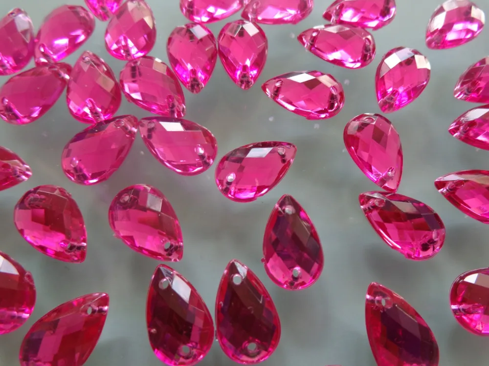 400pcs 8*13mm water drop shape Sew on Rhinestone Rose red colour Acryl crystal strass Diamond Gemstone
400pcs 8*13mm water drop shape Sew on Rhinestone Rose red colour Acryl crystal strass Diamond Gemstone