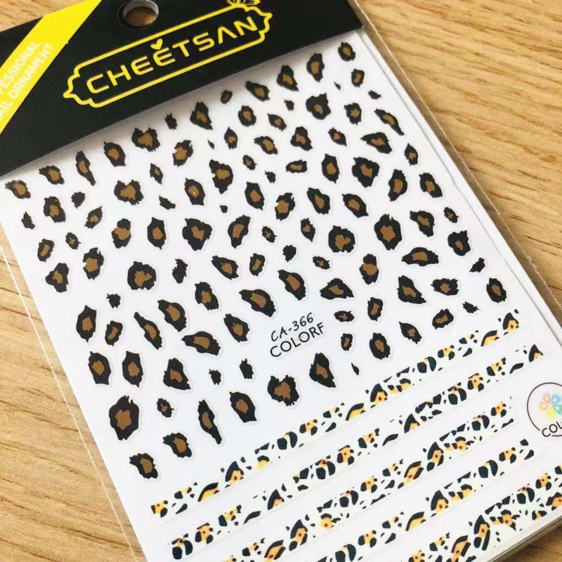TSC CA 366 вид Японии дизайн Cheetsan Марка Новые 3d ногтей переводные наклейки на ногти