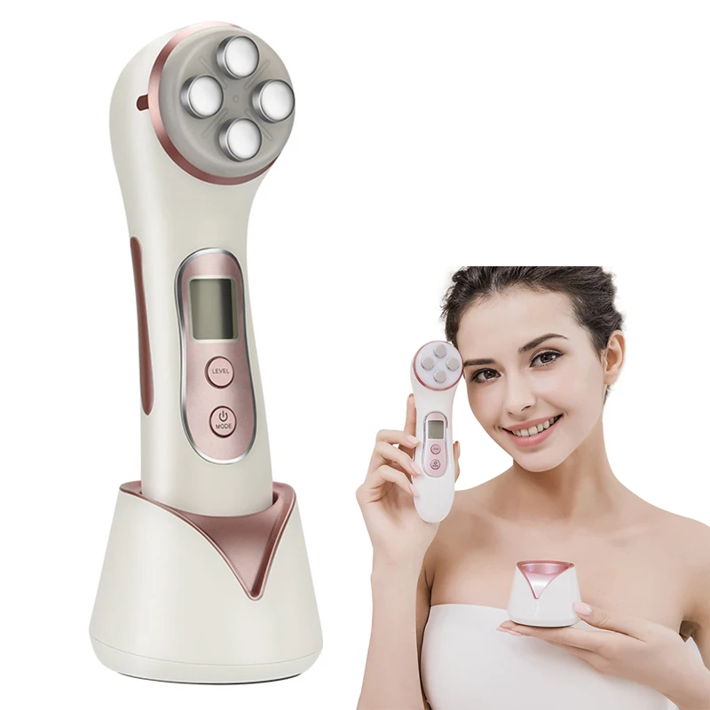 EMS MicroCurrent Vibration Skin Care Tighten Lifting Facial LED Photon Radio Frequency Wrinkle Removal Beauty Massager Machine
EMS MicroCurrent Vibration Skin Care Tighten Lifting Facial LED Photon Radio Frequency Wrinkle Removal Beauty Massager Machine