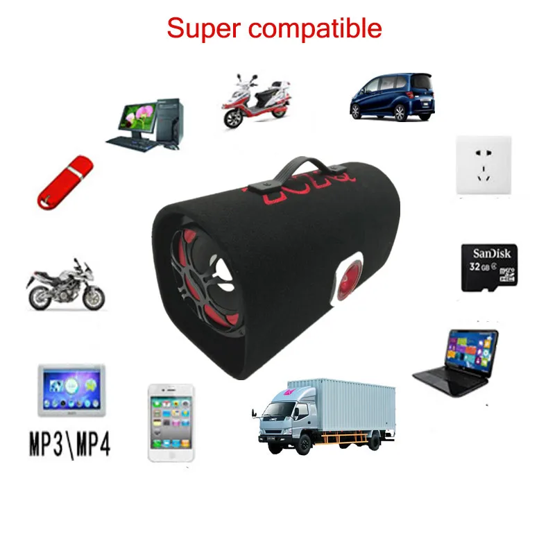 6 Inch Car Audio Handle Tunnel Subwoofer 12V24V220V Remote Control Card Bluetooth Computer Speaker
6 Inch Car Audio Handle Tunnel Subwoofer 12V24V220V Remote Control Card Bluetooth Computer Speaker