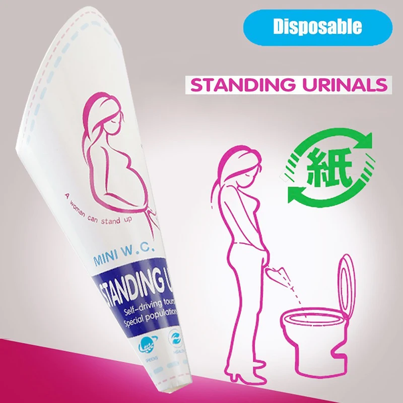 Disposable Female Urinals Girl Urinal Pee Standing Portable UrineTravel Female Urinal Outdoor Camping Woman Urinary Device
Disposable Female Urinals Girl Urinal Pee Standing Portable UrineTravel Female Urinal Outdoor Camping Woman Urinary Device