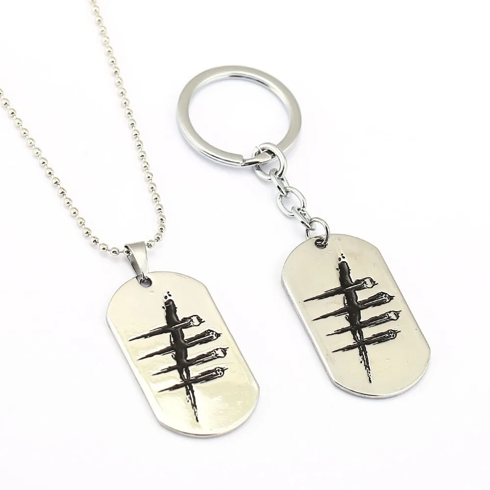 MS Jewelry Dead by Daylight Necklace Silver Dog Tag Pendant Gift Men Women Game Choker Accessories
MS Jewelry Dead by Daylight Necklace Silver Dog Tag Pendant Gift Men Women Game Choker Accessories