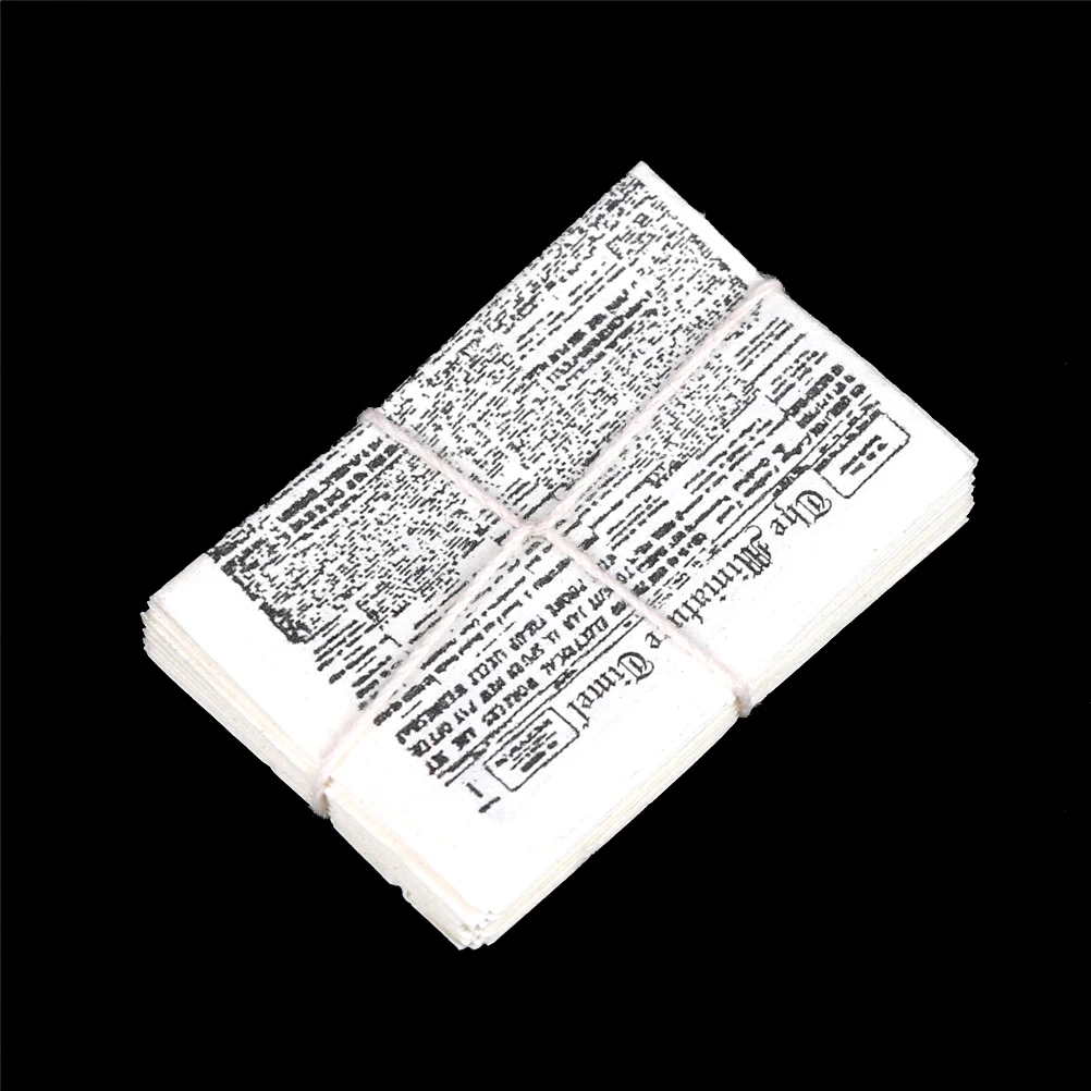 Cute 1:12 doll house Miniature Simulation 1 bundle of Newspaper for Children Pretend Play Toy Accessories Decoration
Cute 1:12 doll house Miniature Simulation 1 bundle of Newspaper for Children Pretend Play Toy Accessories Decoration