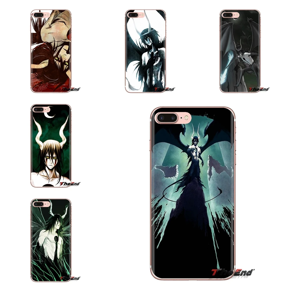 Аниме Bleach Ulquiorra cifer для Samsung Galaxy S3 S4 S5 Mini S6 S7 Edge S8 S9 S10 Plus Note 3 4 5 8 9 TPU Прозрачный чехол |