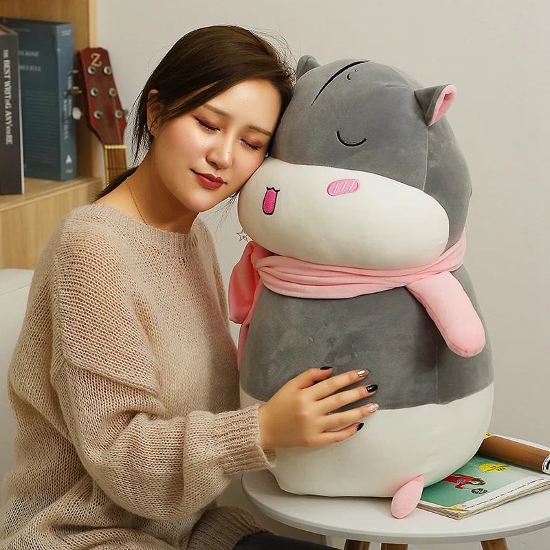Cartoon Hamster Plush Toy Kawaii Soft Down Cotton Hamster Cushion Cute Stuffed Animals Pillow Kids Birthday Gifts Home Decor
Cartoon Hamster Plush Toy Kawaii Soft Down Cotton Hamster Cushion Cute Stuffed Animals Pillow Kids Birthday Gifts Home Decor
